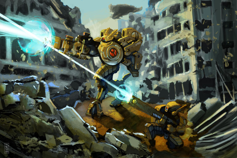 T’au Combat by Robert M Crum 