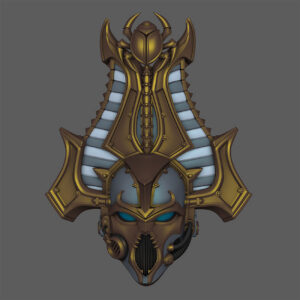 Tzeentch Sorceress Helmet by Vadim Bakhlychev 