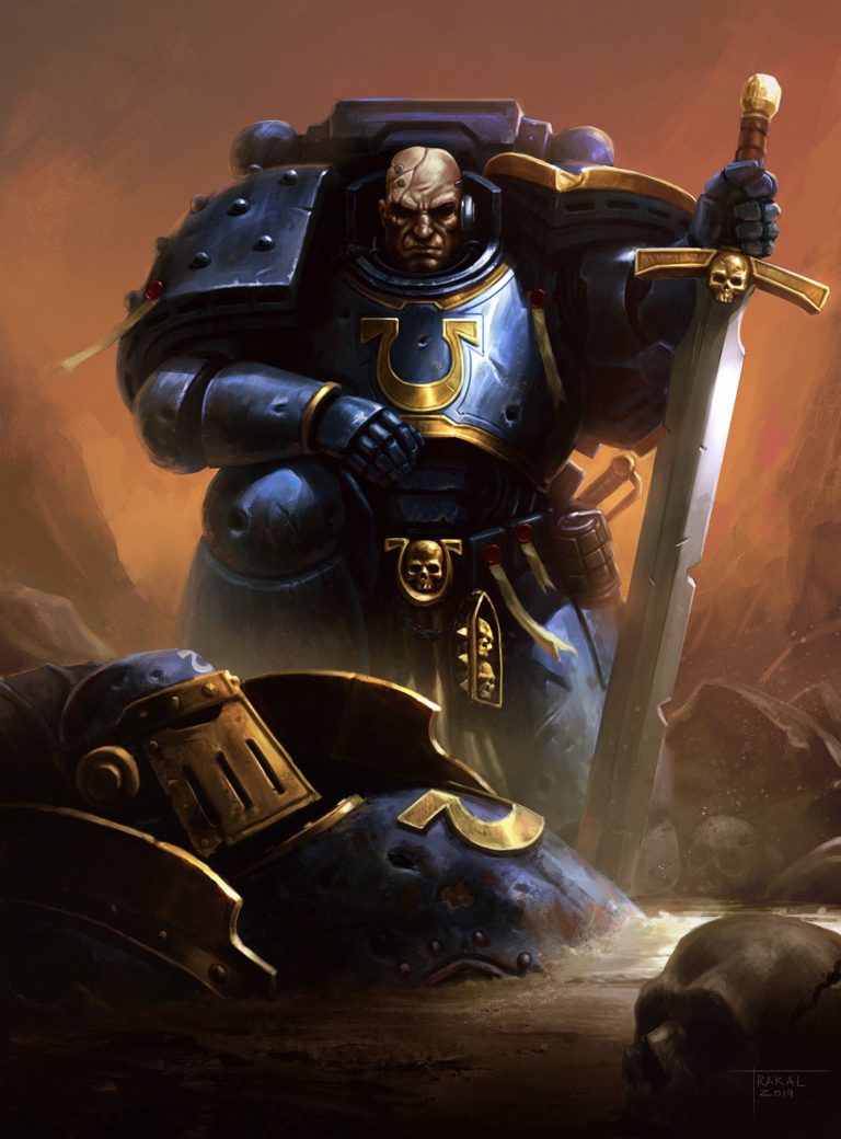 Fallen Ultramarines by Salvador Trakal 