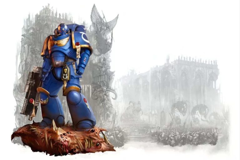Ultramarines Intercessor by Alex Boyd
