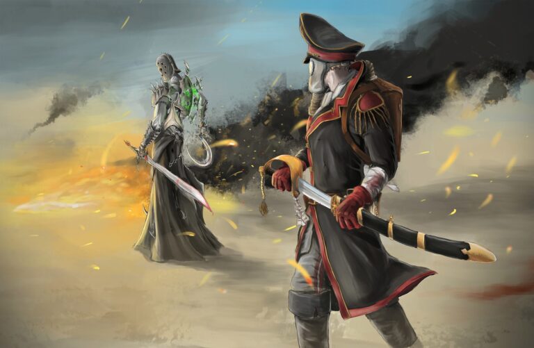 Warhammer 40K Duel by Vladislav Ilipaev 