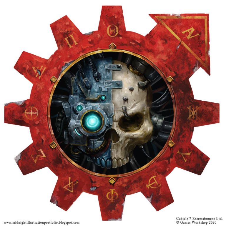 Adeptus Mechanicus Symbol by Sam Manley 