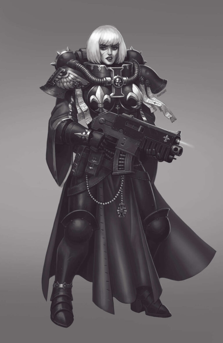 Adepta Sororitas by Diego Fonteriz 