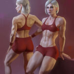 Adepta Sororitas Workout by Ivan Klimenko (IvanKlimenkoart)