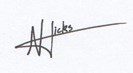 Andrew Hicks  Signature