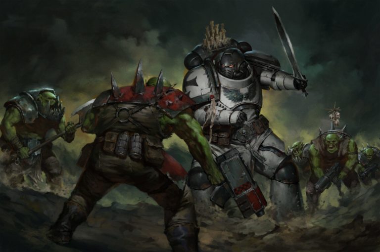 Black Templar vs Orks by Pavel Shut Black Templar vs Orks by Pavel Shut
