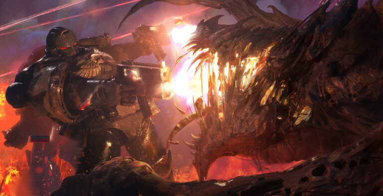 Black Templar vs Tyranid by Brock Grossman 