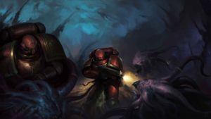 Blood Angels vs Horrors by Michele Boceda