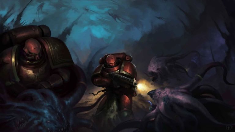 Blood Angels vs Horrors by Michele Boceda 