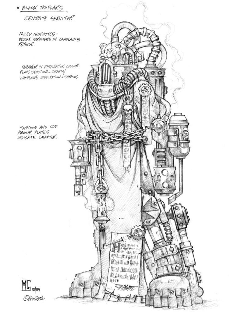 Cenobite Servitor by Mark Gibbons 