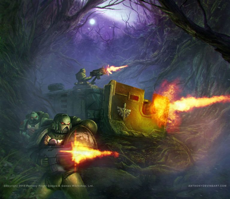 Dark Angels Vindicator by Anthony Devine 