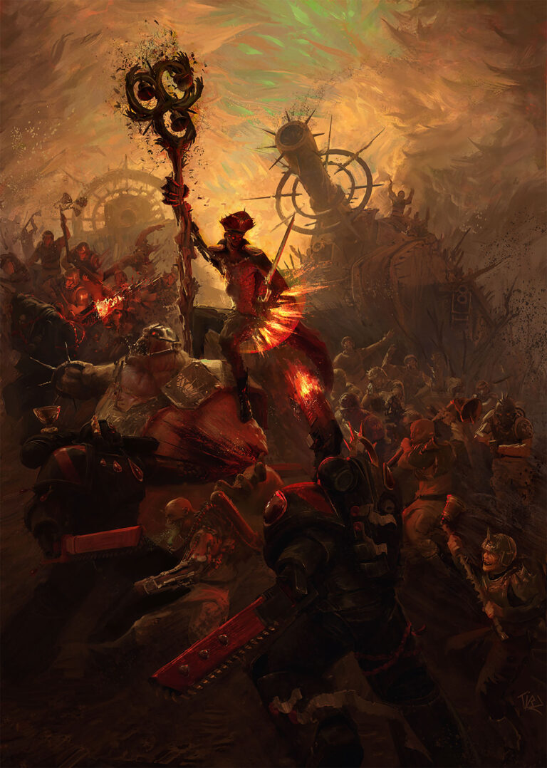 Death Company vs Nurgle by Thibault Ollier 