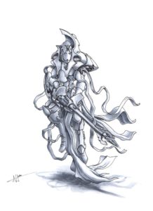 Eldar Shadow Spectre by Andrew Hicks