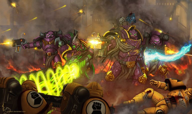 Emperor’s Children vs Imperial Fists by Daniele Capitani 