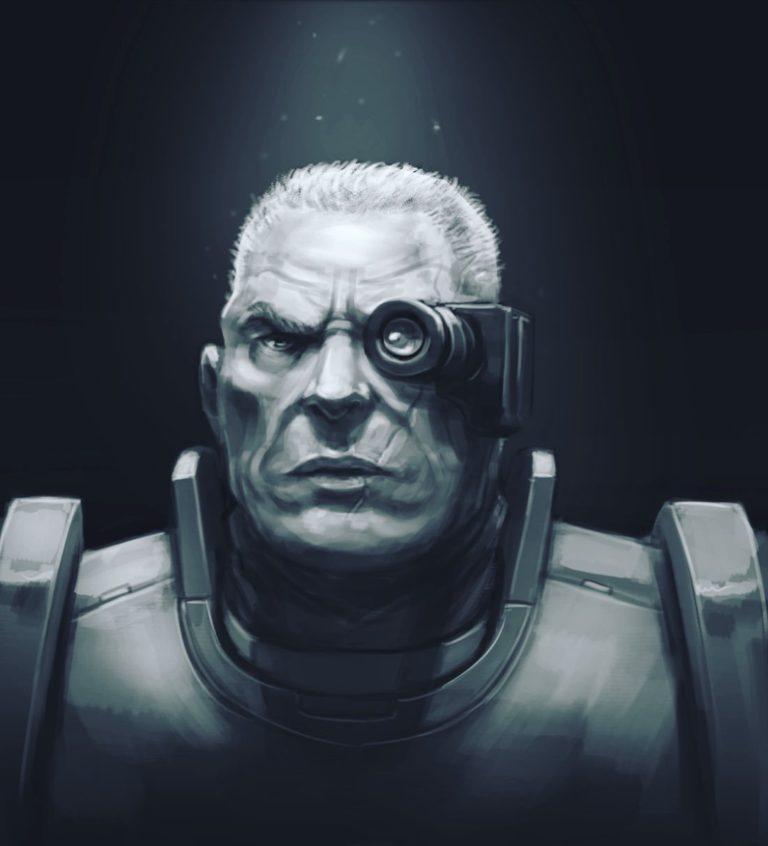 Imperial Guard Portrait by Toni Justamante Jacobs 