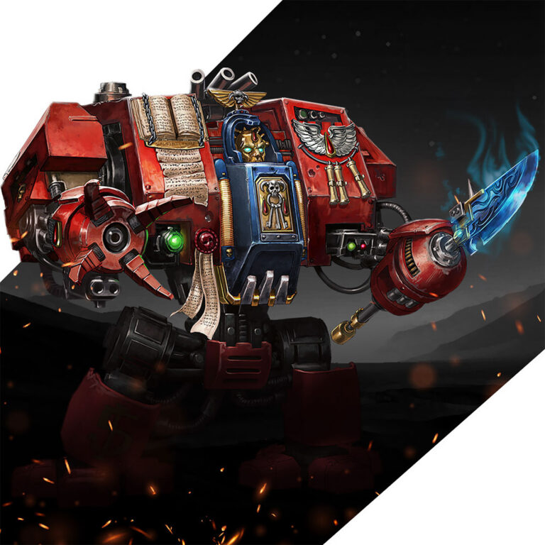 Librarian Dreadnought by Beniamino Bradi 