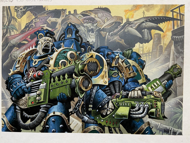 Nurgle Noise Marines by Wayne Reynolds