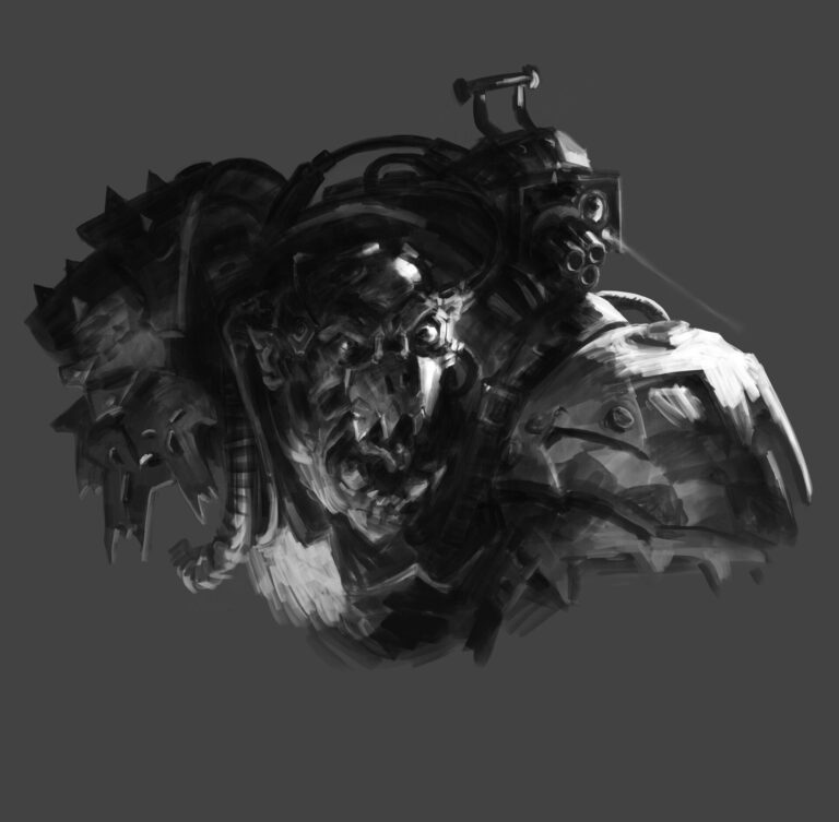 Ork Portrait by Ruslan Korovkin 