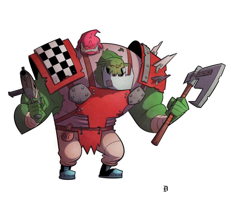 Ork Teef by Dan Boultwood 