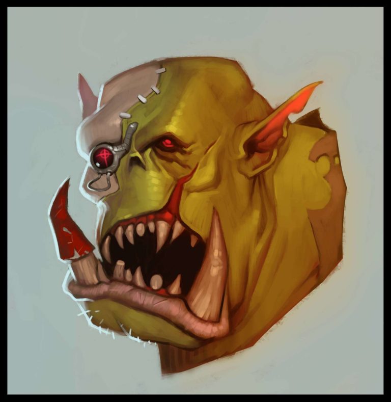 Ork Weirdboy by Bartosz Winkler Ork Weirdboy by Bartosz Winkler