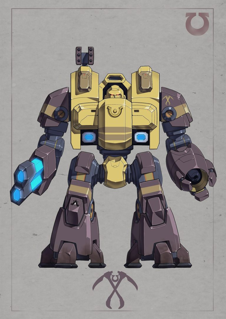 Scythes of the Emperors Dreadnought by ko-catcrow 