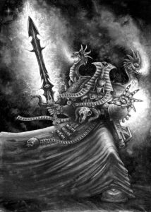 Tzeentch Sorcerer by Des Hanley 