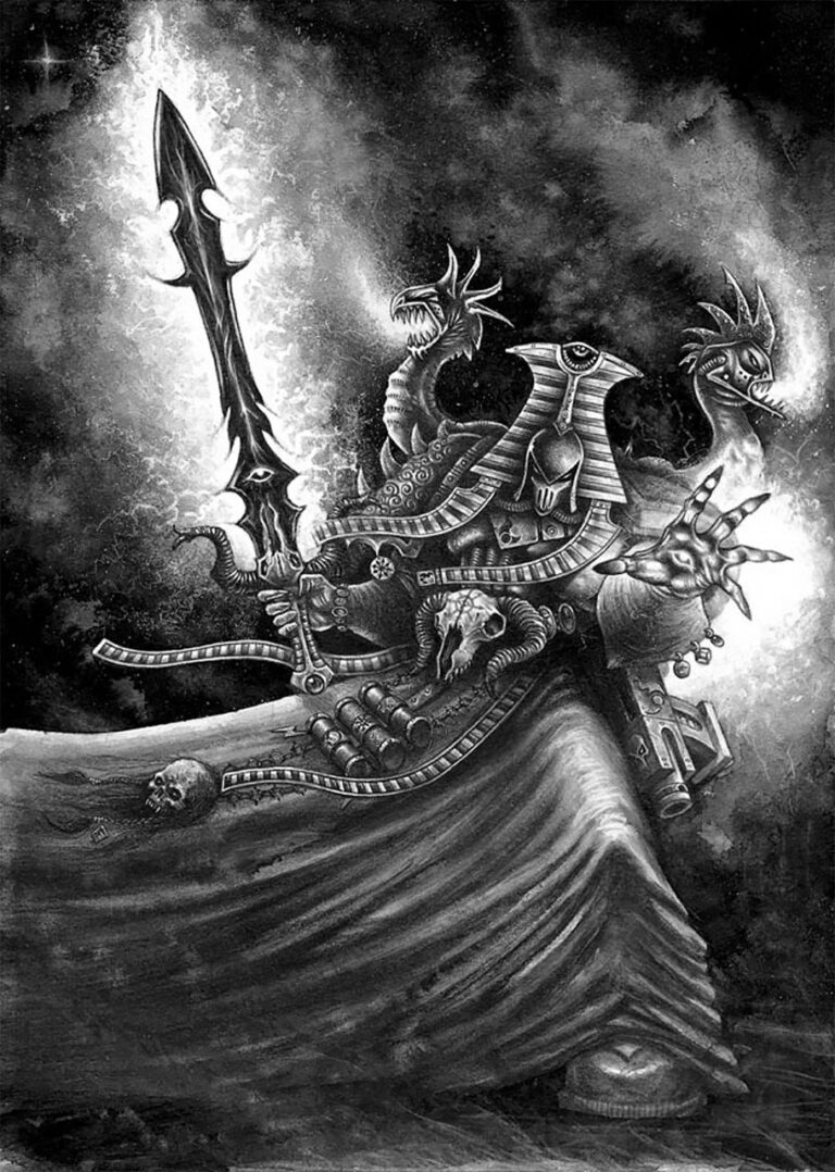 Tzeentch Sorcerer by Des Hanley 