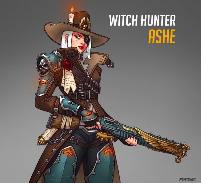 Witch Hunter Ashe by Diego Fonteriz 
