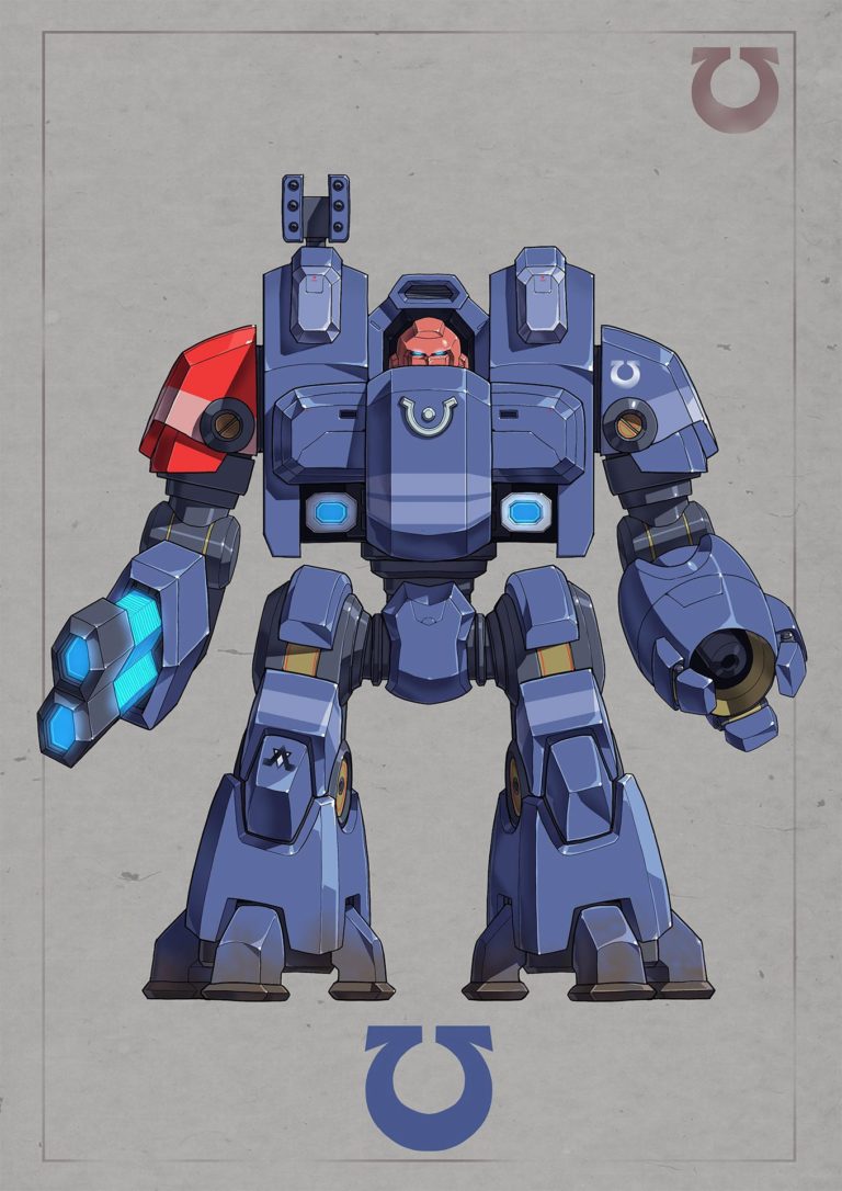 Ultramarines Dreadnought by ko-catcrow 