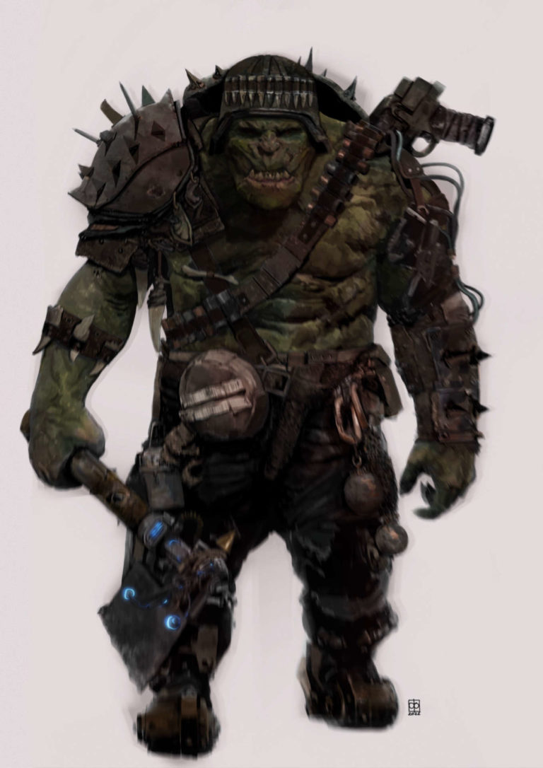 Blood Axe Space Ork by Daniel Irwin Blood Axe Space Ork by Daniel Irwin