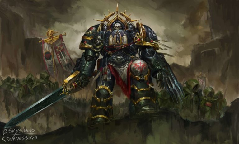 Dark Angels Chaplain by Hwong Ping Tim 