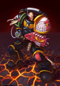 Deathwatch Veteran by Javier Quintana