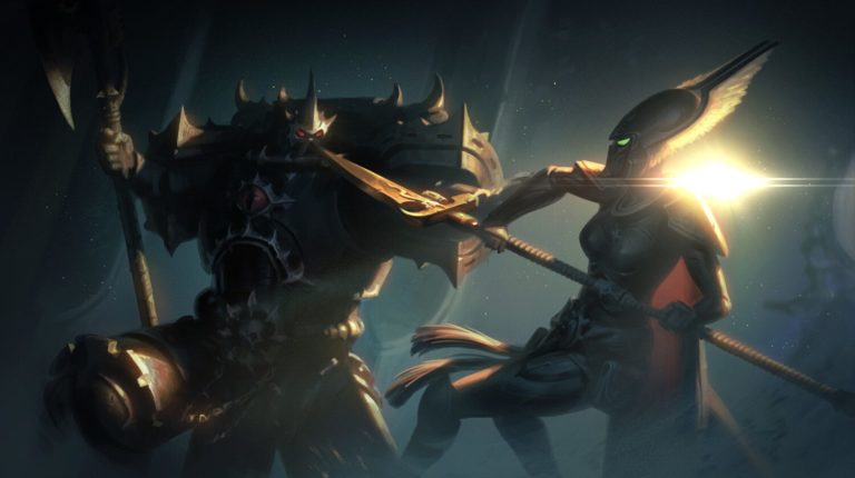 Eldritch Omens: Black Legion vs Eldar by Atomhawk Eldritch Omens: Black Legion vs Eldar by Atomhawk