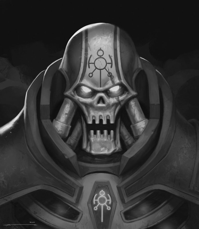 Necron Portrait by Tair Faradjov 