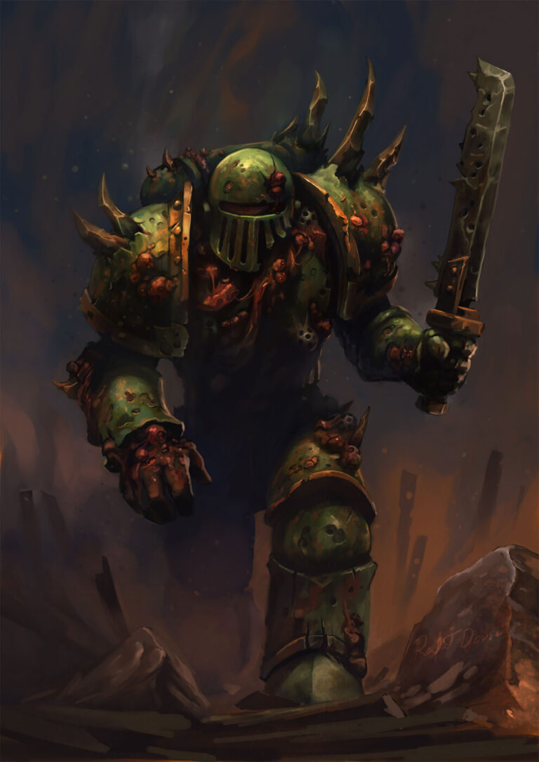 Plague Marine by Rafal Dorsz 