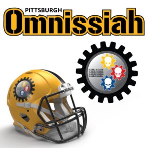 Pittsburgh Omnissiah 40K NFL Logo