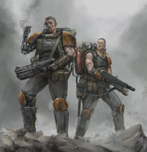 Thunder Warriors Scouts by Dima Sokolov