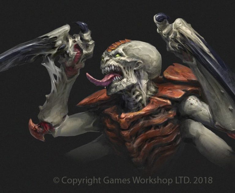 Tyranid Portrait by Jaime Martinez 