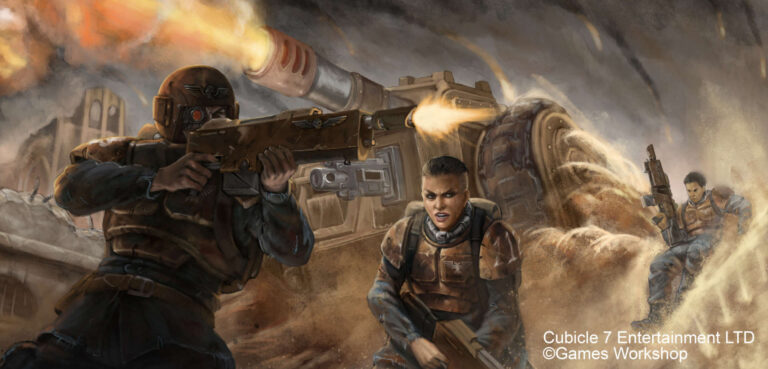 Cadian Shock Troops by Frost Llamzon 