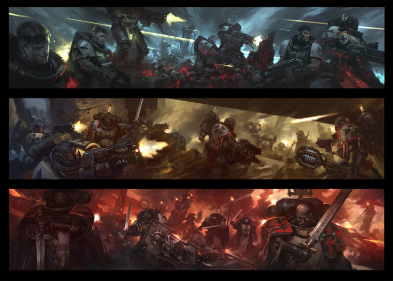 Crusade Fleet Bottom Runner by Jaime Martinez 