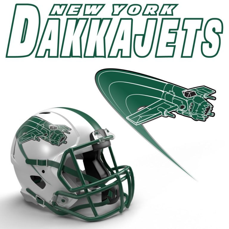 New York Dakkajets 40K NFL Logo by Casey Landreth 