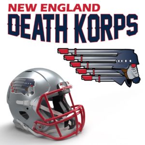 New England Death Korps 40K NFL Logo