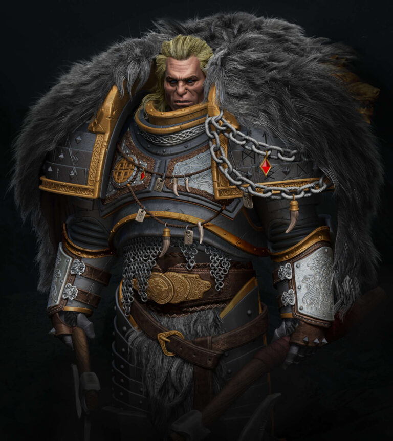 Primarch Leman Russ by Ramiz Askerov 