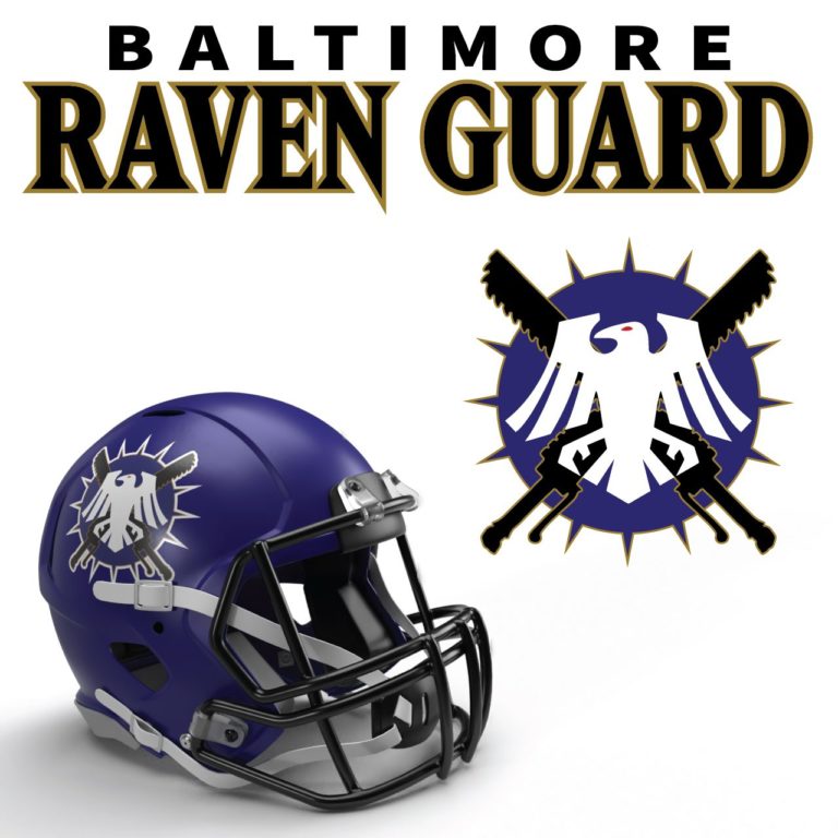 Baltimore Raven Guard 40K NFL Logo by Casey Landreth Baltimore Raven Guard 40K NFL Logo by Casey Landreth