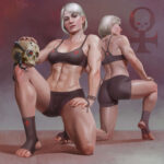 Adepta Sororitas Workout by Ivan Klimenko (IvanKlimenkoart)