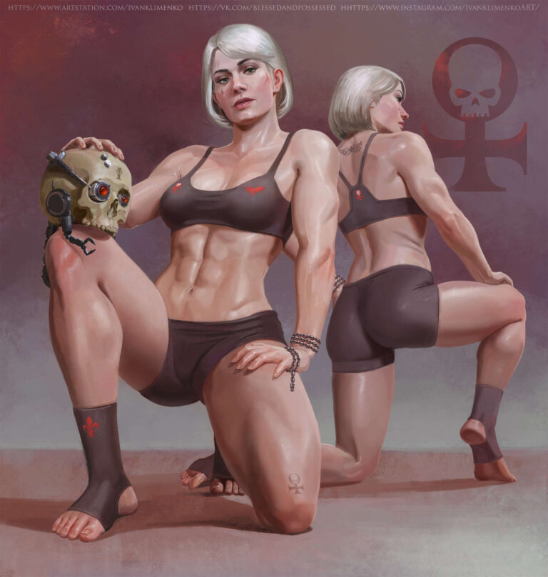 Adepta Sororitas Workout by Ivan Klimenko 