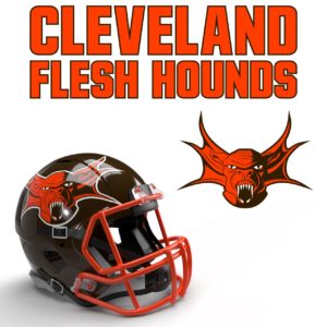 Cleveland Flesh Hounds 40K NFL Logo
