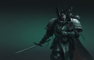 Dark Angel Primaris Lieutenant by Gwayne Li