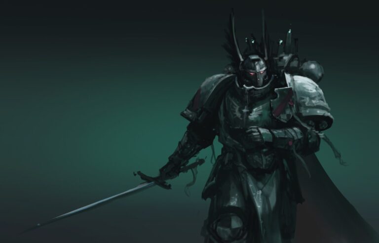 Dark Angel Primaris Lieutenant by Gwayne Li 