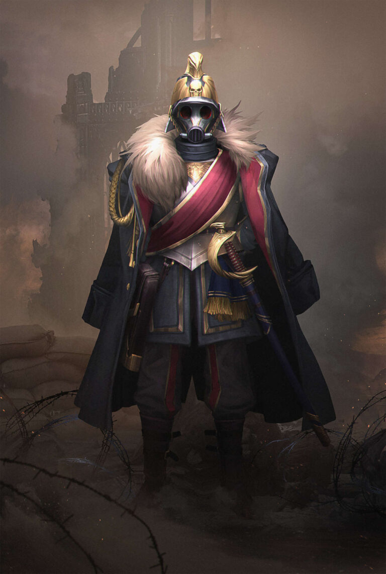 Death Korps of Krieg Officer by Anastasia Mardumova Death Korps of Krieg Officer by Anastasia Mardumova